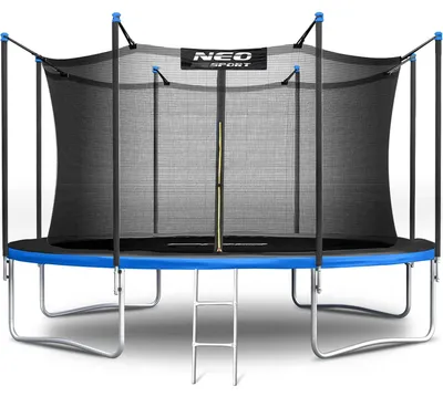 Immagine prodotto di Trampolino da giardino 14ft/435cm con rete interna e scala Neo-Sport