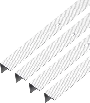 Immagine prodotto di Alberts 498610 Profilo di protezione per paragradini, alluminio, anodizzato argento, 1000 x 21 x 21 mm, set da 4