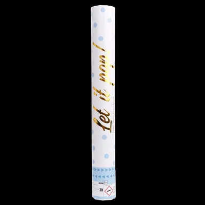 Produktbild von Blauer Konfetti-Shooter für Hochzeiten, 40 cm