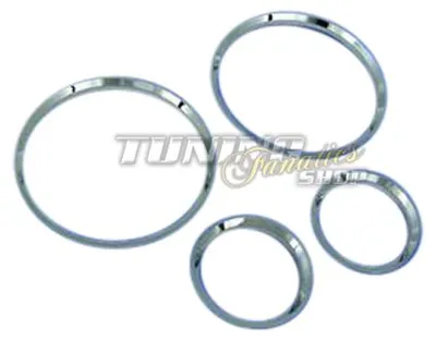 Image de Anneaux chromés pour tachymètre SET pour Opel Corsa B