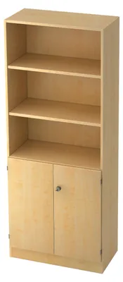 Produktbild von bümö office Regalschrank - 5 Ordnerhöhen - Nachbildung Ahorn