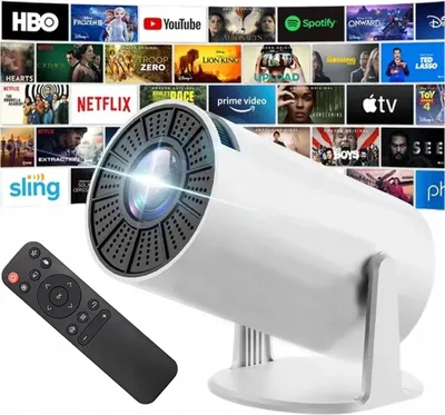 Produktbild von Led Projektor Magcubic Hy300 Pro Weiss Android 13 720P Wifi Bt 250 Ansi
