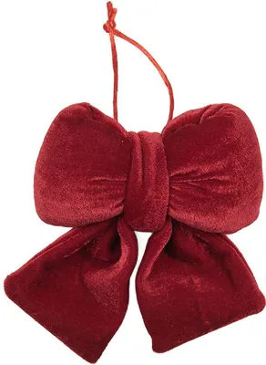 Immagine prodotto di Clayre & Eef 66558S Fiocco decorativo rosso 12x5x15 cm