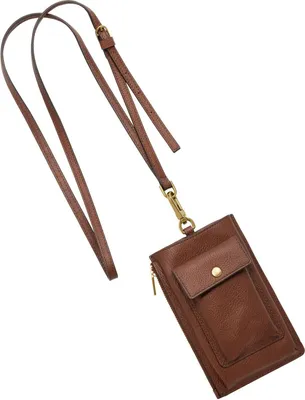 Image de FOSSIL sac pour téléphone portable sac à épaule bandoulière Rio Phone Crossbody Brown brun