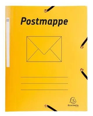 Produktbild von Exacompta 30x Postmappe A4 aus PP - Gelb - 55849B