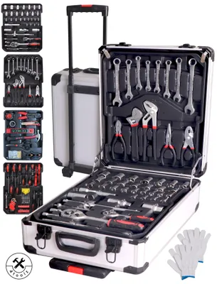 Produktbild von 4toolz® Werkzeugkoffer 1020 teilig mit Werkzeug XXL