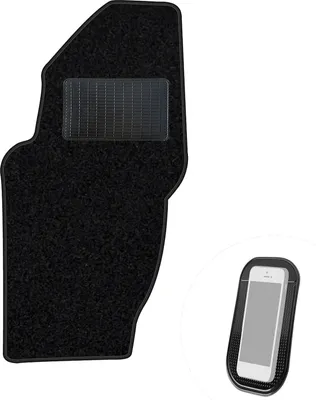 Produktbild von moto-MOLTICO Fahrer Fußmatte Auto Velours Fahrerseite Autoteppiche Schwarz Fahrermatte 1-teilig passend für Jeep Grand Cherokee 1998-2005