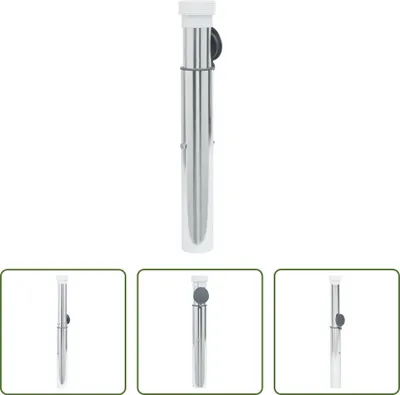 Zdjęcie produktu dla Gniazdo naziemne Living Store do parasola z masztem 40-50 mm srebrne aluminium