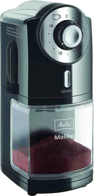 Produktbild von Mlýnek na kávu Melitta "MOLINO" černý elektrický