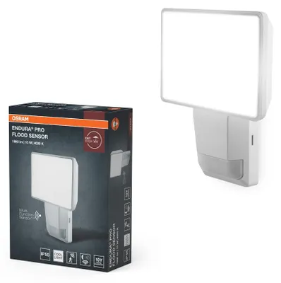 Image de OSRAM 4099854451720 Projecteurs à détecteur pour murs extérieurs, très efficaces, avec un grand angle de rayonnement et un design optique innovant 15.00 W 1500 lm