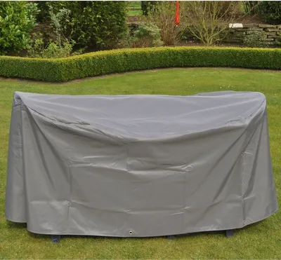 Produktbild von Schutzhülle oval 155x95x75cm Polyester 420D Abdeckung Gartentisch Sitzgruppe
