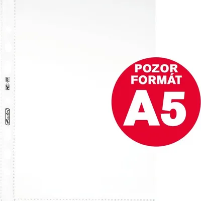 Produktbild von Herlitz Prospekthülle DIN A5 glasklar 0,050 mm 25 Hüllen