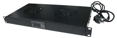 Immagine prodotto di Logilink 19"Lüftereinschub mit 2 Lüftern, schwarz