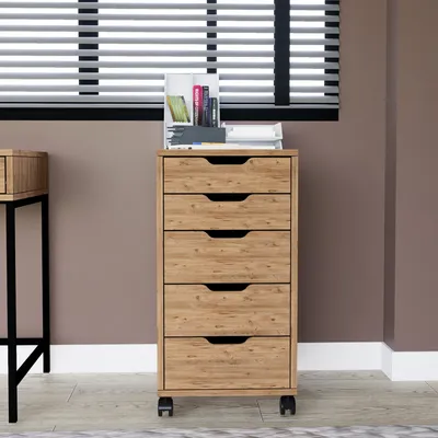 Immagine prodotto di Skye Decor, Atlas 1600-62, pino atlantico, cassettiera, 40 x 77,4 x 55 cm, 100 % PANNELLI DI PARTICELLE RIVESTITI IN MELAMMINA