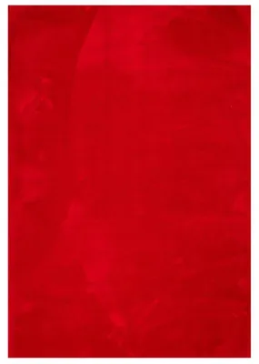 Produktbild von vidaXL Teppich HUARTE Kurzflor Weich und Waschbar Rot 140x200 cm
