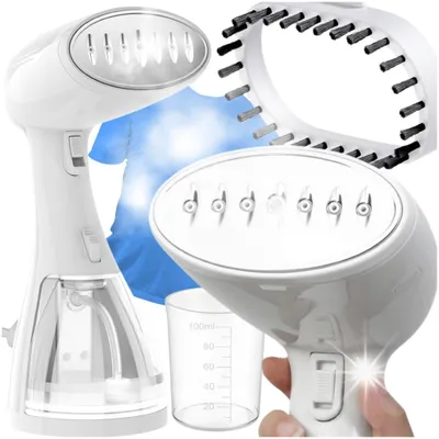 Produktbild von ASATO Hand-Dampfglätter 1500 W – 3 Dampfstufen, 300 ml Tank, Reisebügeleisen