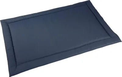 Zdjęcie produktu dla Wodoodporne legowisko dla psa rozmiar 120x75 cm – trwałe, łatwoczyszczące, codura, mata dla małych, średnich i dużych psów, do domu i na zewnątrz – kolor granatowy