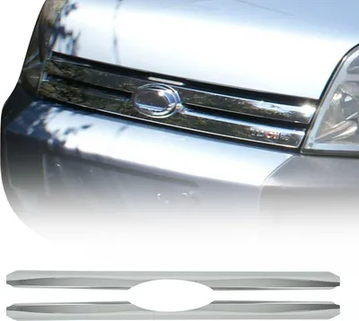 Obrázok produktu pre Lišty mriežky chladiča Lišty mriežky chladiča pre Ford Transit 2006-2014 nerezová oceľ strieborná 2x
