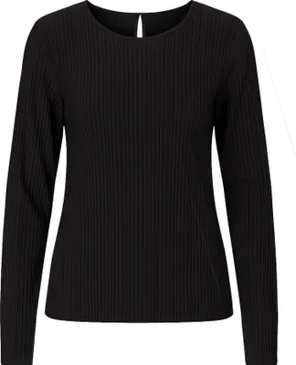 Produktbild von HaILYS Strukturiertes Langarmshirt mit Rundhalsausschnitt Größe: S