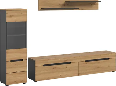 Productafbeelding van Wandmeubel Canu | 2-delig | Artisan / Basaltgrijs, zonder accessoires