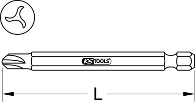 Produktbild von KS Tools 911.7519, 1 Stück(e), Dreiflüglig, Stahl, 75 mm, 20 g