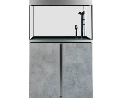 Produktbild von Aquariumkombination Fluval Siena 272 mit LED-Beleuchtung, Heizer, Außenfilter und Unterschrank 272 l Beton 90 x 55 x 128