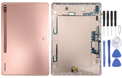 Image de Couvercle de batterie Samsung pour Galaxy Tab S7 Plus 5G T976 GH96-13787C, couleur bronze