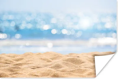 Produktbild von MuchoWow® Poster Strand - Meer - Sand 60x40 cm - Schlafzimmerdekoration