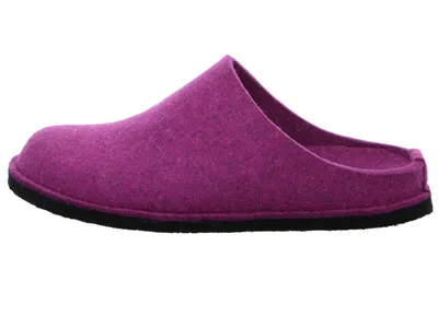 Produktbild von HAFLINGER Flair Soft Damen Pantoffel lila Wollfilz - Größe: 42