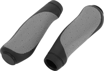 Produktbild von Fahrradlenkergriffe Abdeckungen, 135mm Fahrradlenkergriffe Schutzgummi Schwarz Grau, rutschfest 1 Paar