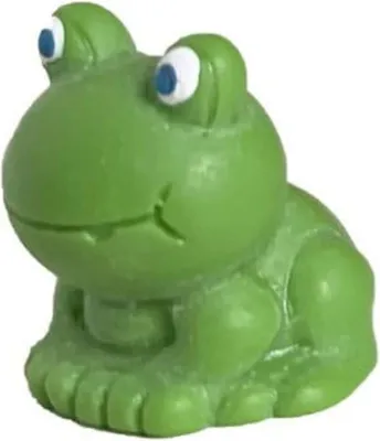 Image de Habarri | Figurine miniature - Figurine pour maison miniature - Grenouille verte - Figurine pour enfants à partir de 3 ans
