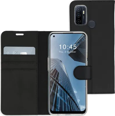 Zdjęcie produktu dla Accezz Wallet Softcase Bookcase dla Oppo A53 / Oppo A53s - Czarny