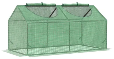 Obrázok produktu pre Mini skleník na rastliny – skleník na vypestovanie | Farba: zelená | Rozmery: 60 x 120 x 60 cm