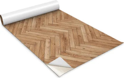 Produktbild von Selbstklebende Möbelfolie - Dekorationsfolie - Tischmöbel - Zuschneidbar - Holzparkett - 100 x 50 cm