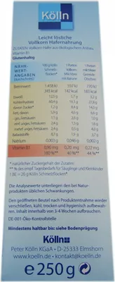 Produktbild von Kölln Schmelzflocken