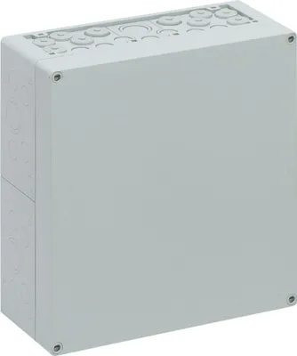Produktbild von SPELSBERG AKI Leergehäuse IP65 mit AKI2-G grauem Deckel 300x300x132mm