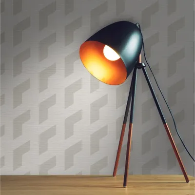 Produktbild von Tapete Grafik M1-No.11952 Vliestapete 3D Grau Weiß Wohnzimmer Schlafzimmer Küche