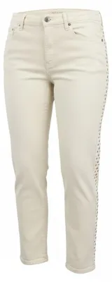 Produktbild von Maison Scotch Petit Ami Damen Jeansbeige Slim Boyfriend Cropped