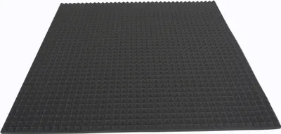 Obrázok produktu pre Akustikpur akustická pena (cca 1 m² - cca 98,5 x 100 x 3 cm) Pyramídová pena - zvukovoizolačné rohože na účinnú zvukovú izoláciu