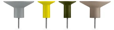 Produktbild von Wandhaken 4er Set Tulip - Garderoben-Set - Kleiderhaken und Handtuchhaken - Garderobenhaken