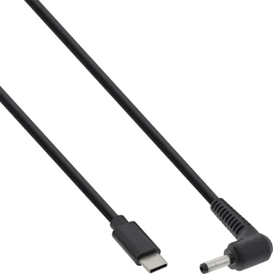 Image de InLine® USB-C vers BenQ/ASUS Notebook (rond/petit) câble de charge, 2m