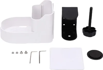 Image de Porte-boisson de bureau, organiseur, réglable, multifonctionnel, à fixer sur un stylo, rangement pour téléphone pour le bureau à domicile