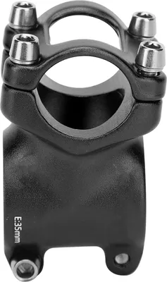 Productafbeelding van 25,4 x 35 mm, LUNJE aluminiumlegering, holle, korte voorbouw voor kinderfiets, stuurpen – zwart