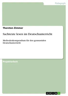 Produktbild von Sachtexte lesen im Deutschunterricht