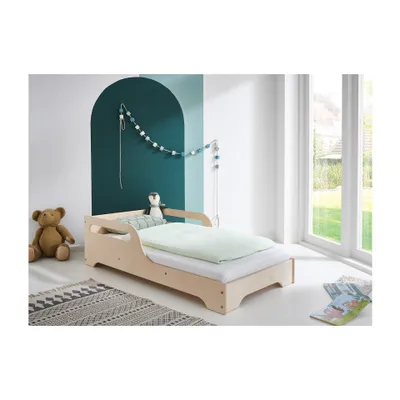 Produktbild von Montessori Bodenbett 90 x 200 cm inkl. Lattenrost Nicky Naturell