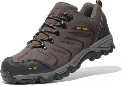 Produktbild von Herren Wanderschuhe Trekkingschuhe Outdoorschuhe Wasserdicht Kletterschuhe, Farbe: Braun, Größe: 48