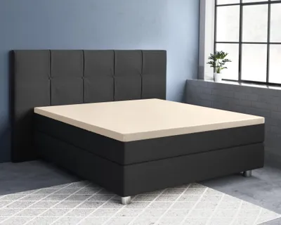Produktbild von Primaviera Deluxe Topper Satijn Spannbettuch Sand 90 x 200 cm