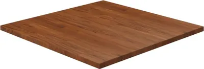 Obrázek produktu pro Čtvercová stolní deska tmavě hnědá 80x80x2,5 cm ošetřený dub