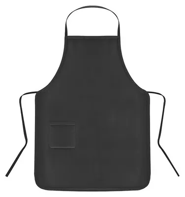 Kochschürze wasserdicht 2er-Set Schwarz 75x80 cm