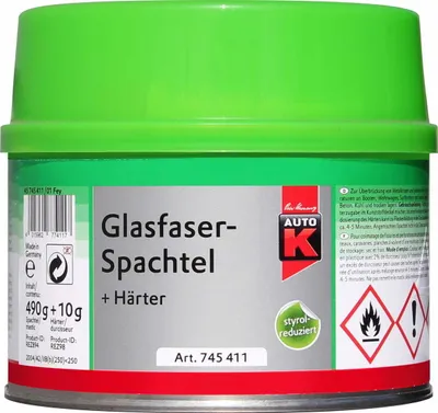 Produktbild von Auto-K Glasfaserspachtel + Härter 500g